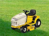 We repair riding mower decks